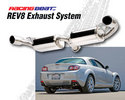 REV8 Exhaust System - Single Tip